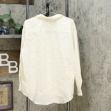 A New Day Women's Long Sleeve Button-Down Utility Top