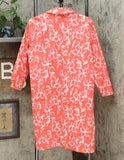 Slinky Brand Women's Printed Travel Stretch Knit Trench Coat