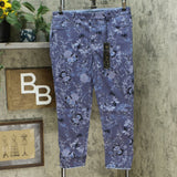 DG2 by Diane Gilman Women's Petite Reversible Twill Pull On Skinny Jeans