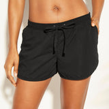 Kona Sol Women's Supplex Swim Shorts AF575 Black L