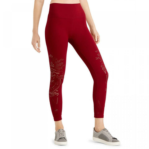 Ideology Women's Seamless Perforated High Rise Leggings