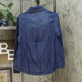 DG2 by Diane Gilman Women's Relaxed Lightweight Chambray Jean Jacket