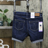 Calvin Klein Jeans Women's Stretch Denim Roll Cuff Jean Shorts