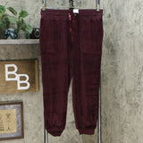 AnyBody Women's Petite Velour Jogger Pants