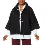 NWT MarlaWynne Womens Canvas Drama Snap Front Jacket With Pockets. 638793