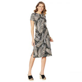 Lemon Way Women's Perfect Pima Short Sleeve T-Shirt Dress