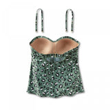 Kona Sol Women's Bandeau Tankini Top w/ Removable Straps