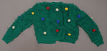 Mighty Fine Women's Loop Poms Long Sleeve Ugly Christmas Sweater