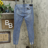 Kendall + Kylie The Ultra Babe Perfect Ripped Mid-Rise Jeans