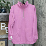 Cuddl Duds Women's Comfortwear Half Zip Pullover Sweatshirt