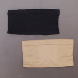 Rhonda Shear 2 Pack Seamless Underwire Bandeau Bras Black/ Nude Medium