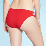 Xhilaration Women's Ribbed Strappy Hipster Bikini Bottom