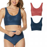Rhonda Shear LOT OF 2 Jacquard Ahh Bras With Removable Pads XL