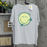 Smileyworld St. Patrick's Day Shamrock Oversized Graphic T-Shirt