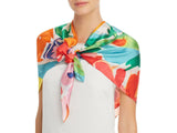 Echo Women's Watercolor Floral Silk Scarf