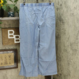 DG2 by Diane Gilman Women's Chambray Woven Wide Leg Pants
