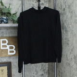 Karen Scott Petite Luxsoft Zip Back Mock Neck Sweater