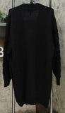 Antthony Women's Plus Size Mixed Textured Knit Sweater Jacket