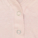 Hippie Rose Women's Juniro Fit Snap Front Hacci Cardigan Mauve Blossom XL