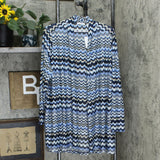 Susan Graver Plus Lightweight Sweater Knit Open Long-Sleeve Cardigan