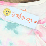 Cat & Jack Girls' Printed Short Sleeve Knit Dress 5EZ9L