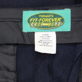 Haband Mens Fit Forever Easy Care Dress Pants Navy Blue 48S