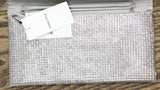 Private Label Mini Crystal Flap Clutch Silver Gray One Size