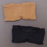 Rhonda Shear Plus Size 2 Pack Underwire Bandeau Bras Black/ Caramel 1X
