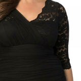 Kiyonna Women's Plus Size Soiree Evening Gown