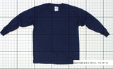Gildan NEW Ultra Cotton Youth Long Sleeve T-Shirt Tee Navy Small 03040
