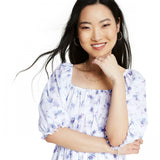 LoveShackFancy for TRGT Women's Gemma Puff Sleeve Maxi Dress