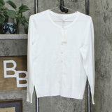 Charter Club Women's Long Sleeve Button Front Cardigan Sweater