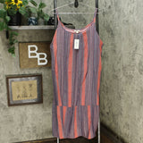 Style & Co. Women's Striped Midi Swing Sundress
