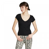 Wild Fable Women's Short Sleeve V-Neck Fitted T-Shirt