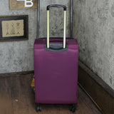 Samantha Brown NWT 26 Inch Lightweight Expandable Spinner Suitcase Purple