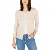 NWT Charter Club Womens Button Front Textured Cardigan. 100025439MS Small