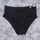 Shade & Shore Women's Caged High Waist Bikini Bottom