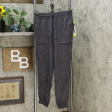 Splendid Women's Knit Trim Woven Boardwalk Jogger Pants