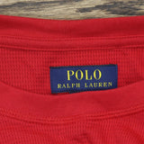 Polo Ralph Lauren Mens Sleepwear Waffle-Knit Thermal Pajama Shirt
