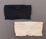 Rhonda Shear 2 Pack Plus Underwire Bra With Removable Pads Light Nude/ Black 2X