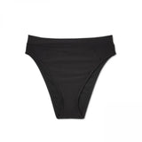Shade & Shore Women's High Leg High Waist Cheeky Bikini Bottom