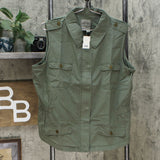 Rachel Hollis Women's Casual Vest With Pockets