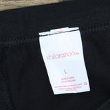 Xhilaration Women's Cotton Capri Leggings PTL-4338 Black L