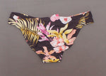 Xhilaration Women's Brown Floral Hipster Bikini Bottom