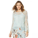 LaBellum by Hillary Scott Women's Crochet Top And Cami