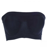 Rhonda Shear Plus Size Underwire Bandeau Bra With Removable Pads
