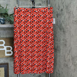 NWT Kasper Plus Geo Patterned Pull On Midi Skirt. 10777614 Plus 1X