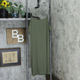 Du Jour Women's Button Front Shirt Midi Dress With Tie Detail