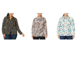 DG2 by Diane Gilman Women's Plus Size Signature Collection Silk Blend Blouse