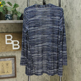 Susan Graver Women's Printed Novelty Knit Cardigan & Sleeveless Tunic Set